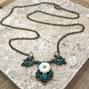 Necklace Handmade Vintage Repurposed Unique